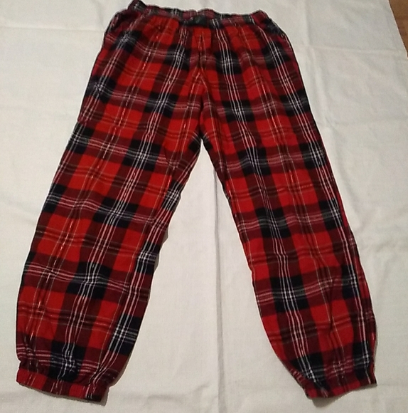 Victoria's Secret Other - Victoria's Secret Pajama Pants Size Medium Red Plaid